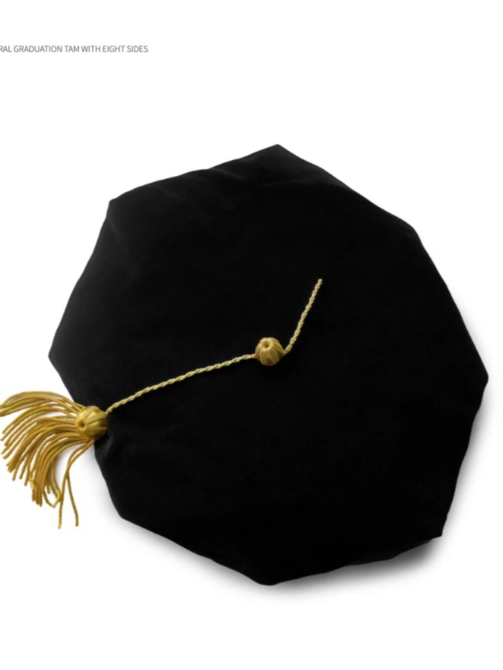 NWT Doctoral Graduation Tam with Eight Sides
